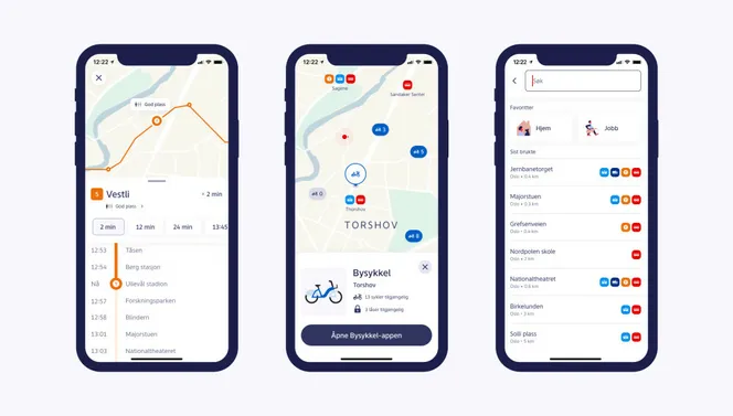 Cómo usar la app del transporte publico Ruter: guía simple para moverte por Oslo.